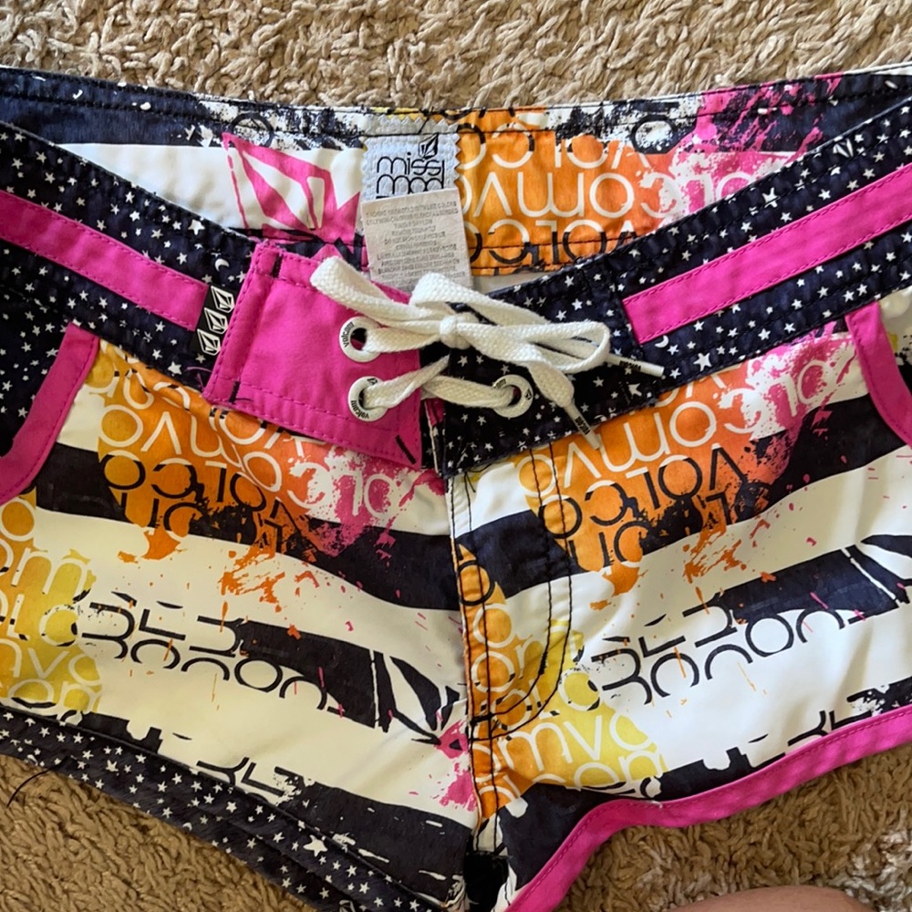 volcom surf shorts.